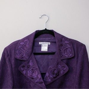 Stunning Purple Women’s Jacket & Skirt Set